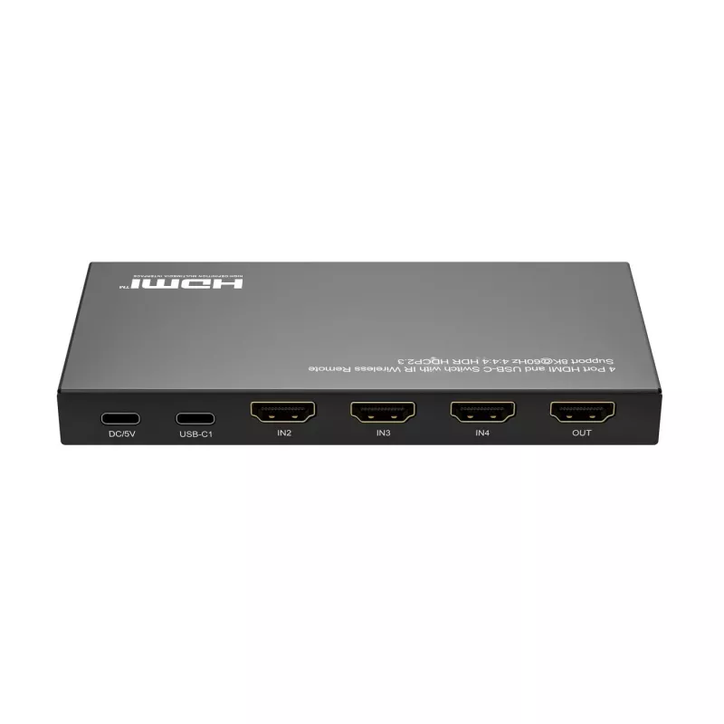 Switch HDMI MicroConnect MC-USBCHDMISWITCH0401-8K resolución 8K