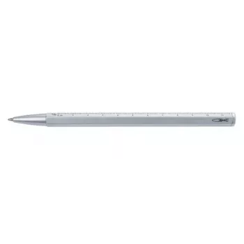 Bolígrafo multifunción TROIKA CONSTRUCTION BASIC negro plata