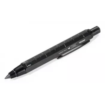 Portaminas TROIKA ZIMMERMANN 5,6 mm HB negro latón