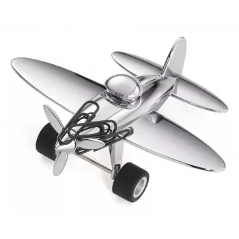 Dispensador de clips TROIKA Stop-Over GAM12/CH, plata