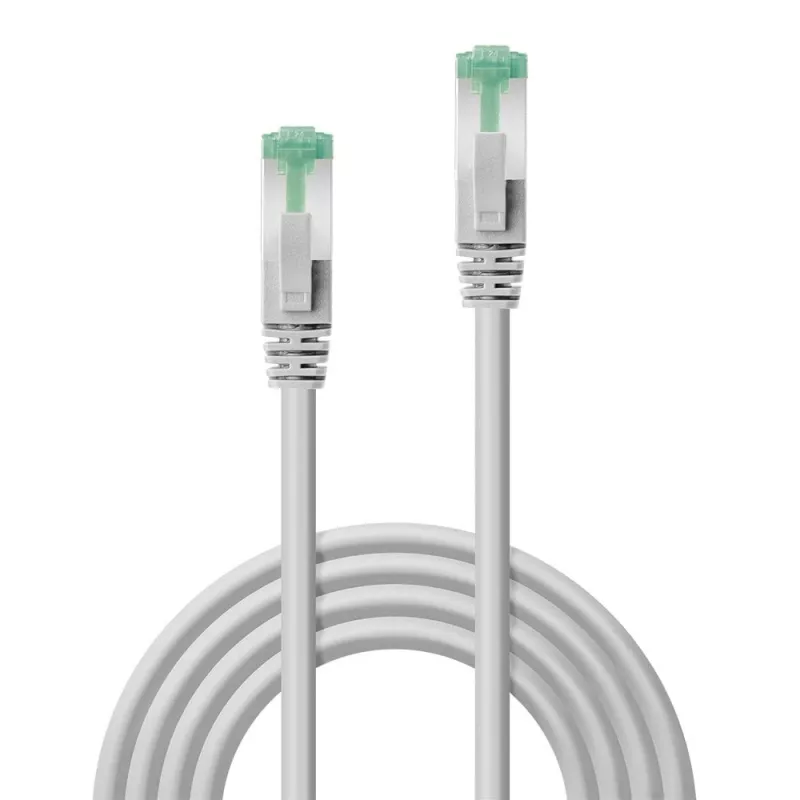 Cable Lindy 10m Cat.6A S/FTP GRS TPE, gris