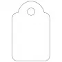 APLI 07009 etiquetas sin adhesivo 200 unidades blanco rectangular 1,5x2,4 cm