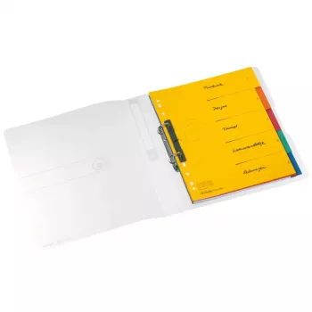 Archivador de anillas Herlitz 11205770 transparente