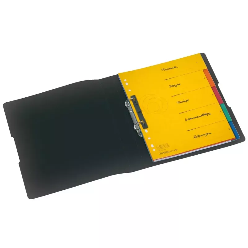 Archivador de anillas A4 Herlitz 11205754 negro