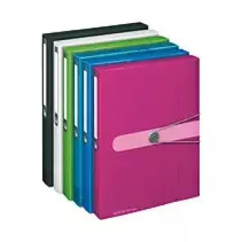 Carpeta Herlitz polipropileno (PP) azul transparente A4 11206141