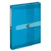 Carpeta Herlitz polipropileno (PP) azul transparente A4 11206141