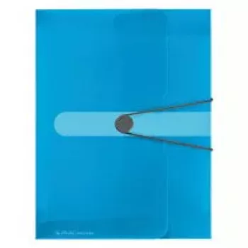 Carpeta Herlitz polipropileno (PP) azul transparente A4 11206141