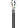 Cable de red Goobay CAT 5e SF/UTP gris 305 m