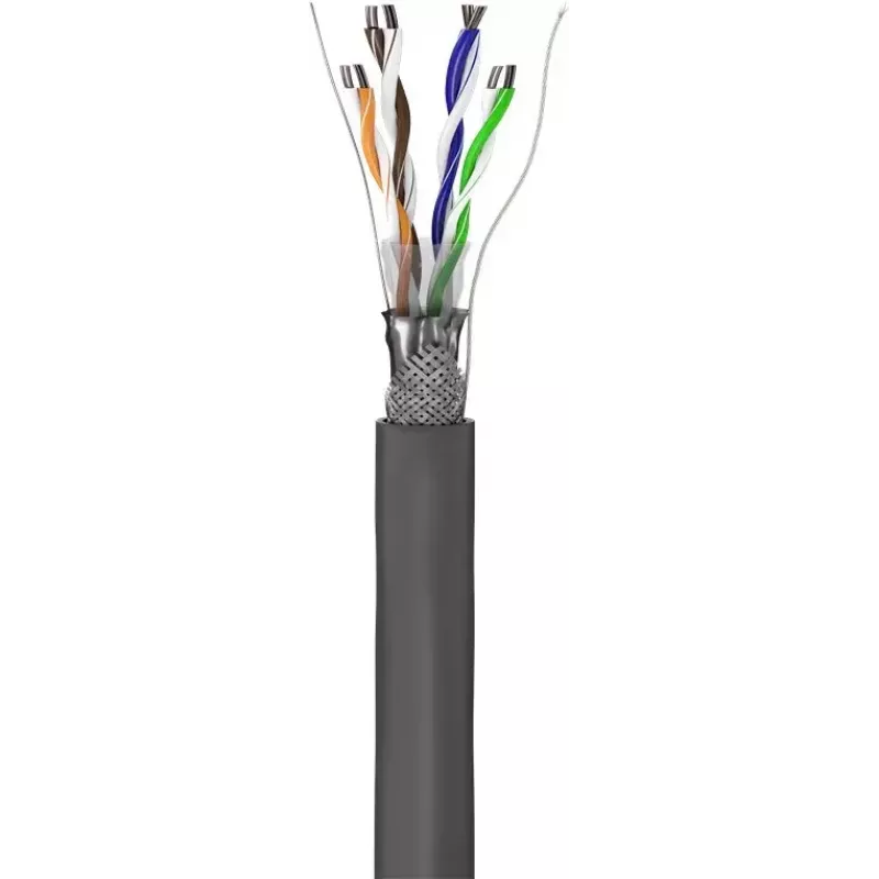 Cable de red Goobay CAT 5e SF/UTP gris 305 m