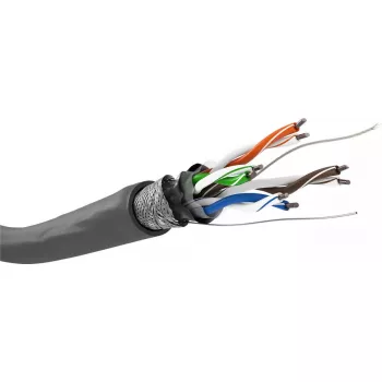 Cable de red Goobay CAT 5e SF/UTP gris 305 m