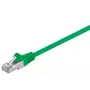 Cable de red Goobay 95547 1,5m Cat5e SF/UTP verde naranja
