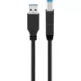 Goobay 95719 cable USB USB 3.2 Gen 1 1m USB A USB B negro