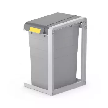 Papelera Hailo ProfiLine Öko XL rectangular plástico gris