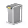 Papelera Hailo ProfiLine Öko XL rectangular plástico gris