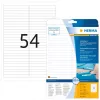 Tiras de rotulación removibles HERMA A4 96x10 mm blanco