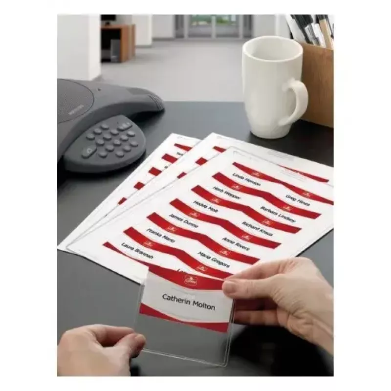 Avery L7418-25 etiquetas identificativas, blanco, 86 x 55 mm, 200 etiquetas (25 hojas)