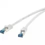 Renkforce Cable de red Cat6a S/FTP 1381766, 20 m, gris