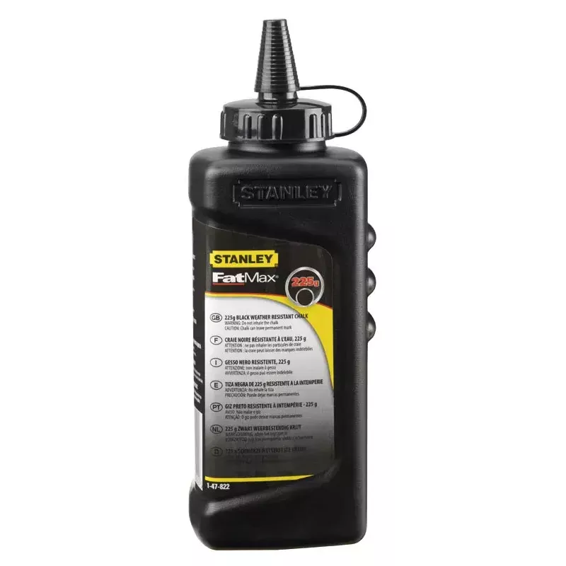 Stanley FatMax PRO 9-47-822 Polvo de tiza, negro, 226 g