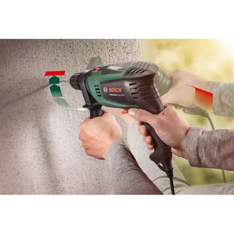 Bosch Universal Impact 800 3000 RPM sin llave 1,7 kg negro, verde