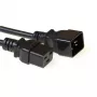 Cable de alimentación ACT Powercord C19 - C20 negro 0,6 m