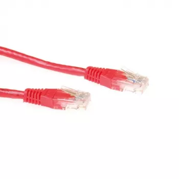 ACT Rojo 7 metros cable de red U/UTP CAT6A con conectores RJ45