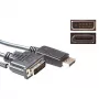 Cable convertidor DisplayPort macho a DVI macho 1,00 m ACT AK3993