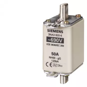 Siemens 3NA3822-6 cartucho fusible alta tensión 1 ud.