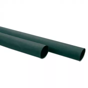 Tubo termorretráctil ACT tamaño: Ø antes de retracción 6,40 mm negro, tubo termorretráctil, negro, 122 cm, 6,4 mm
