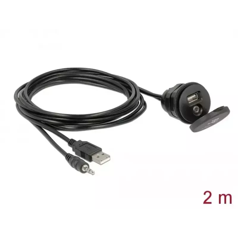 Cable USB DeLOCK 85719 2 m USB A negro