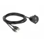 Cable USB DeLOCK 85719 2 m USB A negro