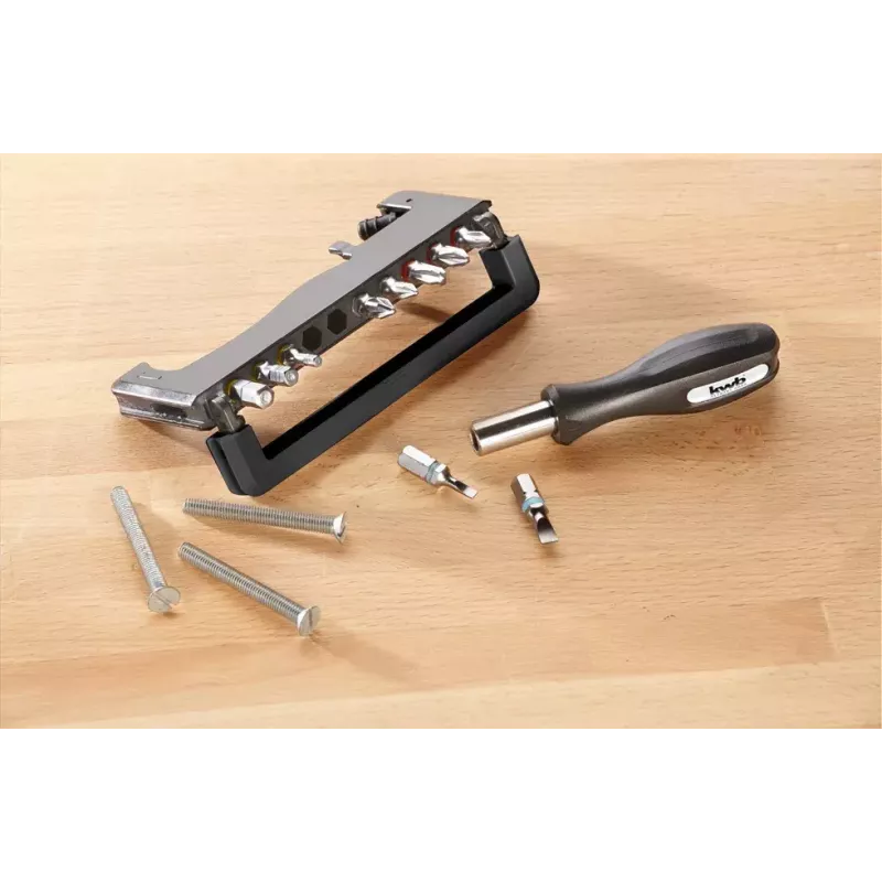 Juego de puntas de destornillador KWB Industrial Steel Standard Handy Bit Box