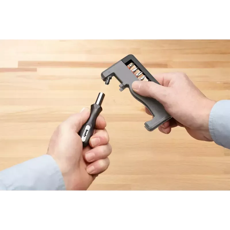 Juego de puntas de destornillador KWB Industrial Steel Standard Handy Bit Box
