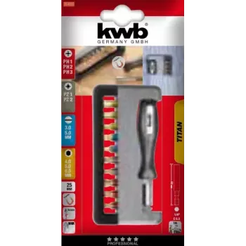 Caja de puntas KWB TITAN handy 154020