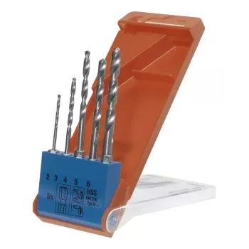 Juego de brocas helicoidales KWB 421140 5 unidades