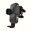 Swissten S-Grip W2-AV5 soporte de coche con cargador inalámbrico de 15 W, con cable USB/USB-C, negro