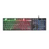 Teclado gaming Trust GXT 835 Azor USB alemán negro