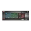 Teclado gaming Trust GXT 835 Azor USB alemán negro