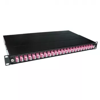 Panel de fibra ACT Fiber 24 x Duplex-LC Multimodo OM4