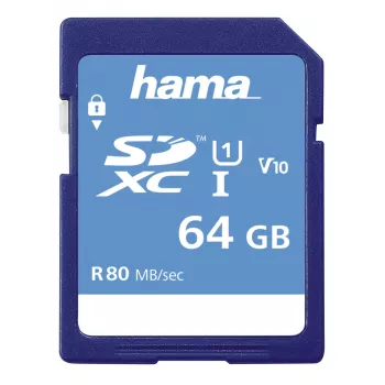 Hama 00213110 Tarjeta de memoria 64 GB SDXC UHS-I Class 10
