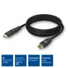 ACT Cable óptico activo HDMI High Speed 4K de 15 metros con conector desmontable v2.0 conector HDMI-A - conector HDMI-A
