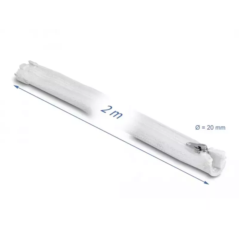 Funda de cable DeLOCK 20827 Blanco