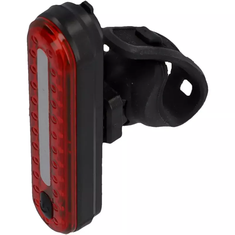 Fischer 50647 juego de luces LED para bicicleta a pilas, luz delantera de 80 lux