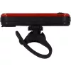 Fischer 50647 juego de luces LED para bicicleta a pilas, luz delantera de 80 lux