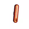 Fischer 50647 juego de luces LED para bicicleta a pilas, luz delantera de 80 lux