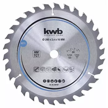 Hoja de sierra circular KWB 587157 con plaquitas de carburo 1 ud.