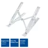 ACT soporte plegable para portátil aluminio, altura ajustable en 7 posiciones