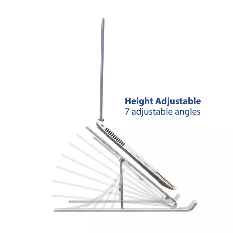 ACT soporte plegable para portátil aluminio, altura ajustable en 7 posiciones