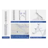ACT soporte plegable para portátil aluminio, altura ajustable en 7 posiciones