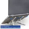 ACT soporte plegable para portátil aluminio, altura ajustable en 7 posiciones