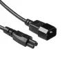 Cable de alimentación ACT AK5252 0,25 m IEC C14 a IEC C5 250 V 2,5 A